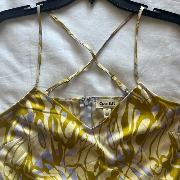 NORDSTROM - OPEN EDIT Strappy Shirred Sleeveless Midi Dress - Picture 3 of 7